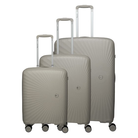 Travelite Tamaris x Travelite Voyaage 4 kółka Zestaw walizek 3-części z funkcją poszerzenia