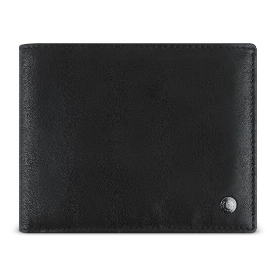 bugatti Black Magic Portfel Ochrona RFID Skórzany 11.5 cm