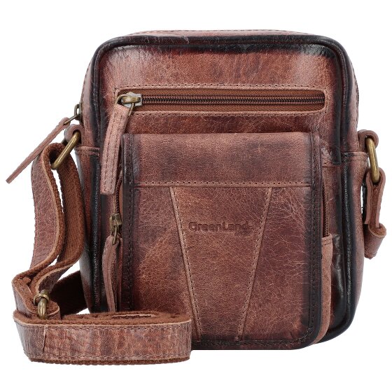 Greenland Nature Mascu & Line Torba na ramię Skórzany 20 cm