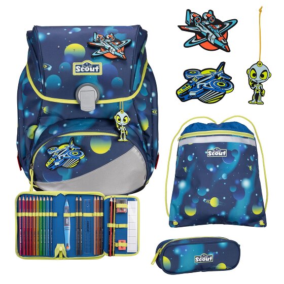 Scout Alpha zestaw tornistrów szkolnych 4szt.