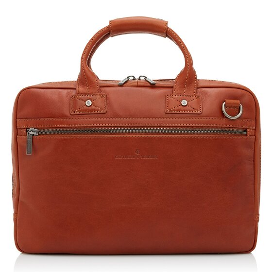 Castelijn & Beerens Firenze Briefcase RFID Leather 40 cm Komora na laptopa