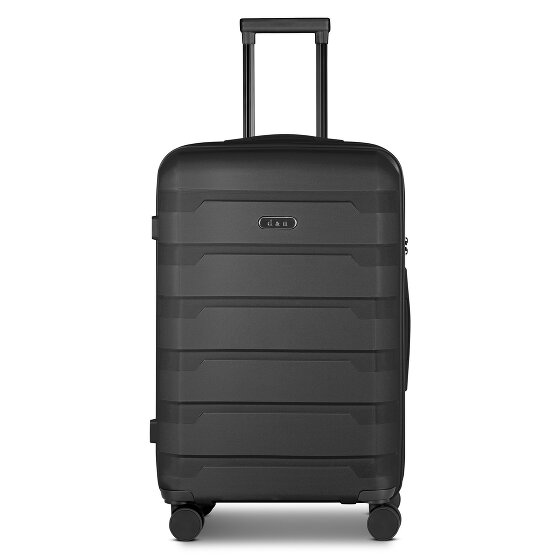 d&n South Dakota 4 kółka Walizka M 66 cm z plisą rozprężną
