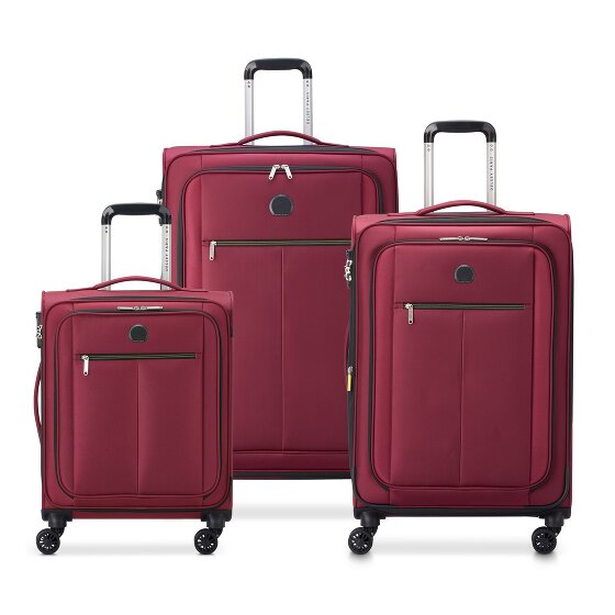 Delsey Paris Pin Up 6 4 kółka Zestaw walizek 3-części z plisą rozprężną