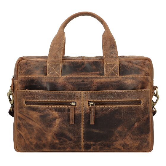 Greenburry Vintage Teczka Skórzany 38 cm Komora na laptopa