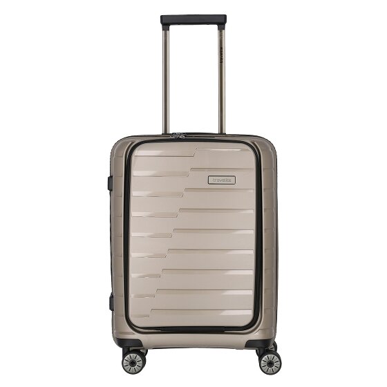 Travelite Air Base 4 kółka Walizka kabinowy 55 cm Komora na laptopa