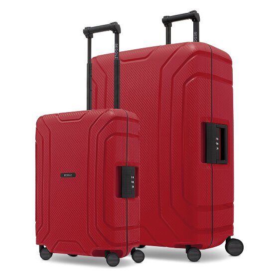 Redolz Zestaw walizek Essentials 15 na 4 kółkach 2 szt. z trzypunktowym mocowaniem