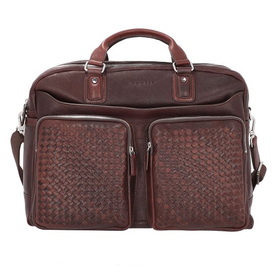 bugatti Woven Briefcase Leather 48 cm