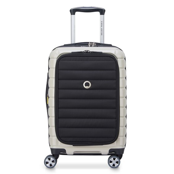 Delsey Paris 4-kołowy wózek kabinowy Shadow 5.0 z przegrodą na laptopa 55 cm i rozszerzaną plisą