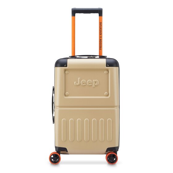 Jeep JH002B 4 kółka Walizka kabinowy XL 55 cm z plisą rozprężną