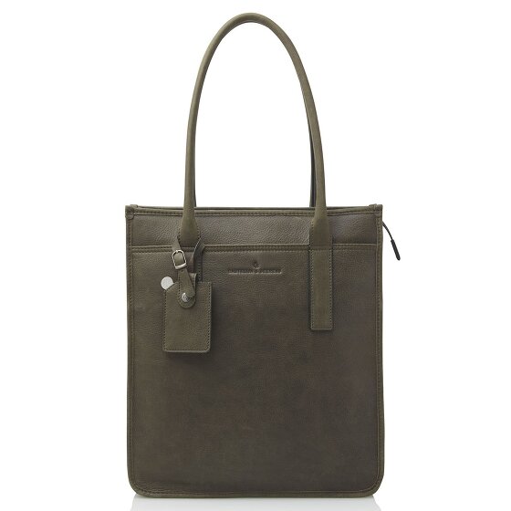 Castelijn & Beerens Skórzana torba na ramię Carisma RFID z przegrodą na laptopa 34 cm