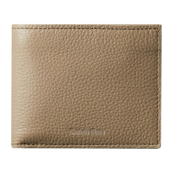 Calvin Klein CK Leather Portfel Ochrona RFID Skórzany 11 cm