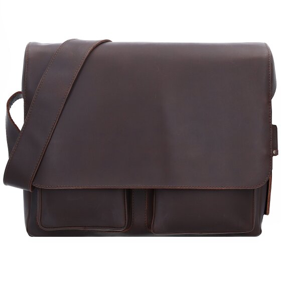 aunts & uncles Hunter Nick Messenger Leather 37 cm przegroda na laptopa