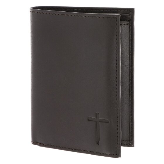oxmox Leather Portfel Ochrona RFID Skóra 10 cm