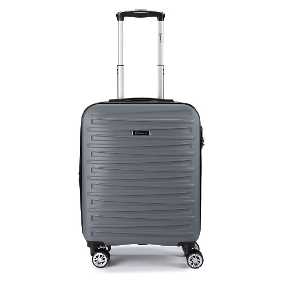Benzi 5493 4 kółka Walizka kabinowy S 53 cm z plisą rozprężną