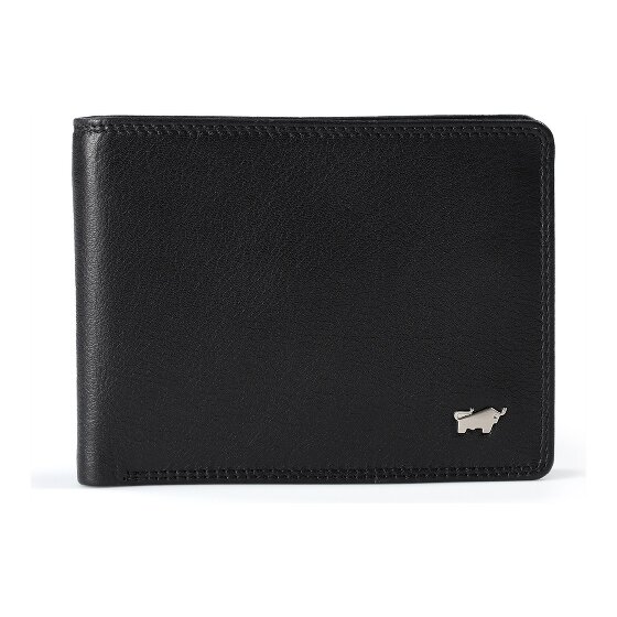 Braun Büffel Golf 3.0 Portfel Ochrona RFID Skórzany 12 cm