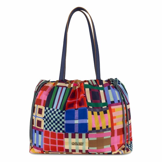 Oilily Tartan Tape Skar Shopper Bag 36 cm