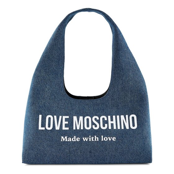 Love Moschino Denim Signature Love Torba na ramię 34 cm