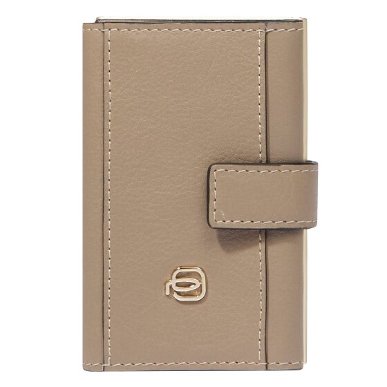 Piquadro Circle Etui na karty kredytowe Ochrona RFID Skórzany 6.5 cm