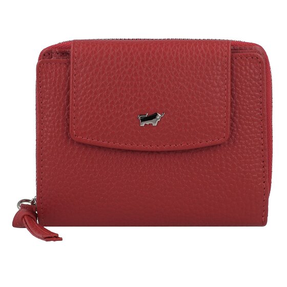 Braun Büffel Hanna Portfel Ochrona RFID Skórzany 12 cm