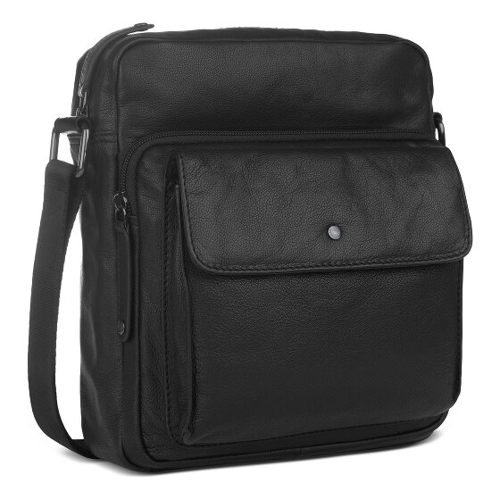 bugatti Black Magic Torba na ramię Skórzany 22 cm