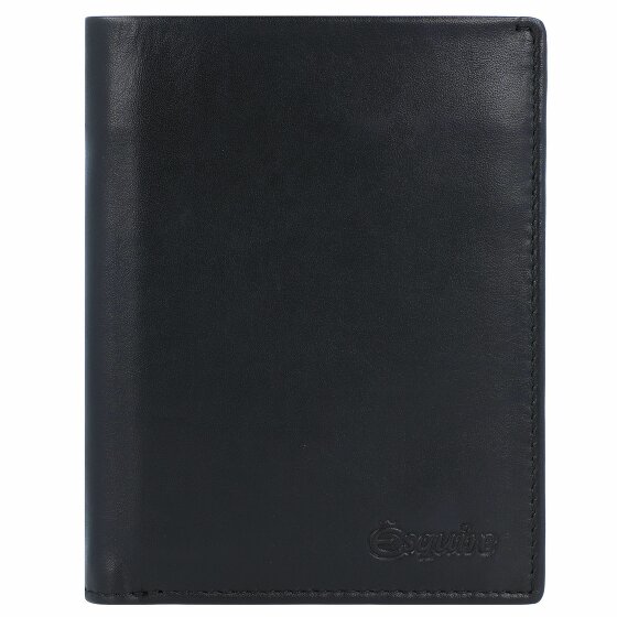 Esquire Nowy jedwabno-skórzany portfel 9 cm