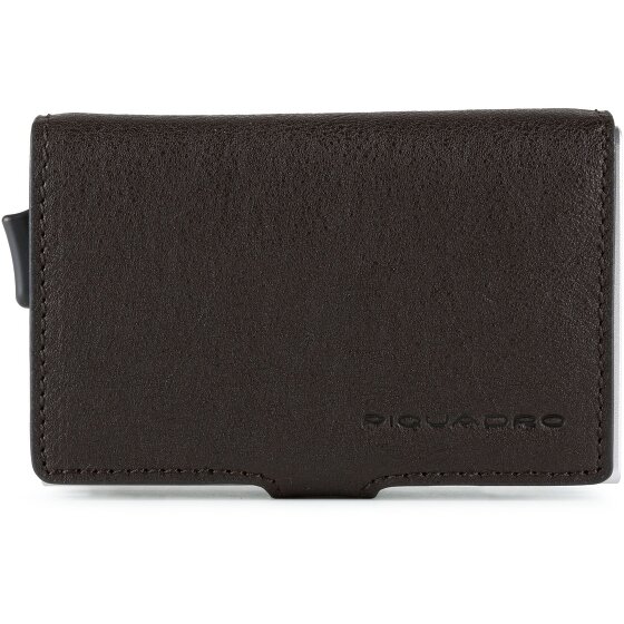 Piquadro Blue Square Etui na karty kredytowe Ochrona RFID Skóra 7 cm