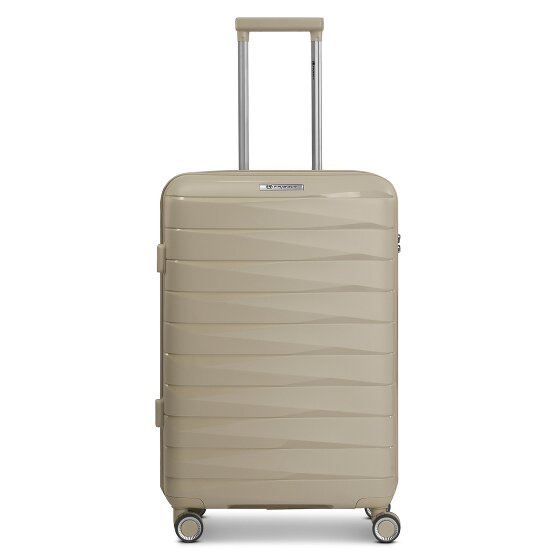 Franky London 4 kółka Walizka M 65 cm z plisą rozprężną
