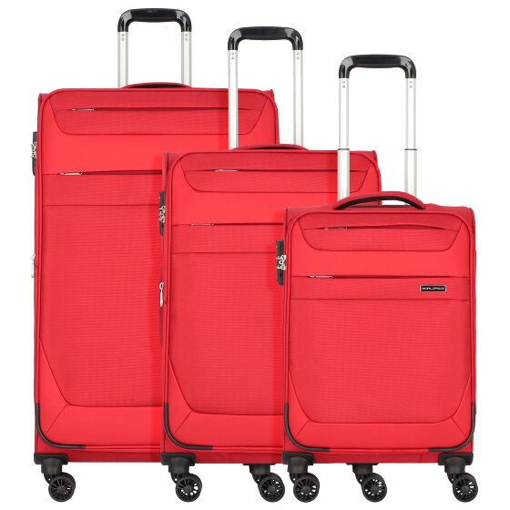 Worldpack Dublin 4 kółka Zestaw walizek 3-części z plisą rozprężną