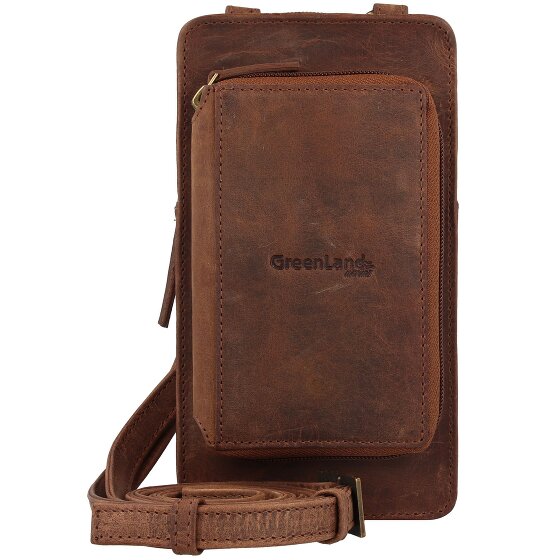 Greenland Nature Czarnogóra Torba na telefon komórkowy skórzana 22 cm