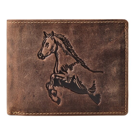 Greenburry Horse Portfel Skóra 12 cm