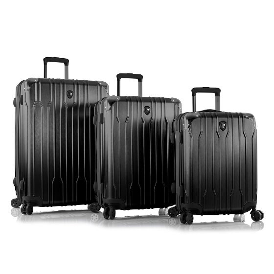 Heys Xtrak 4 kółka Zestaw walizek 3-części z plisą rozprężną