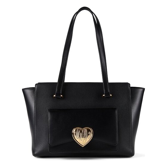 Love Moschino Victory Heart Shopper Bag Skórzany 34 cm