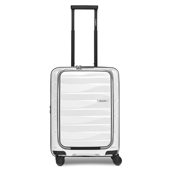Bergpfeil Travel 4 kółka Walizka kabinowa 55 cm Komora na laptopa z funkcją poszerzenia
