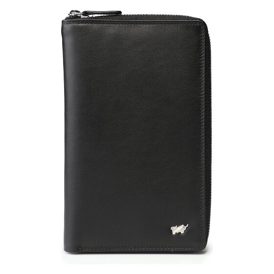 Braun Büffel Golf 3.0 Portfel Ochrona RFID Skórzany 17.5 cm
