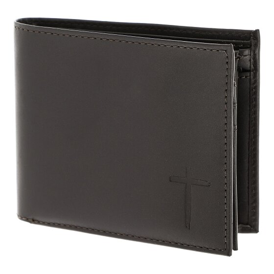 oxmox Leather Portfel Ochrona RFID Skóra 10 cm