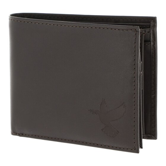 oxmox Leather Portfel Ochrona RFID Skóra 10 cm