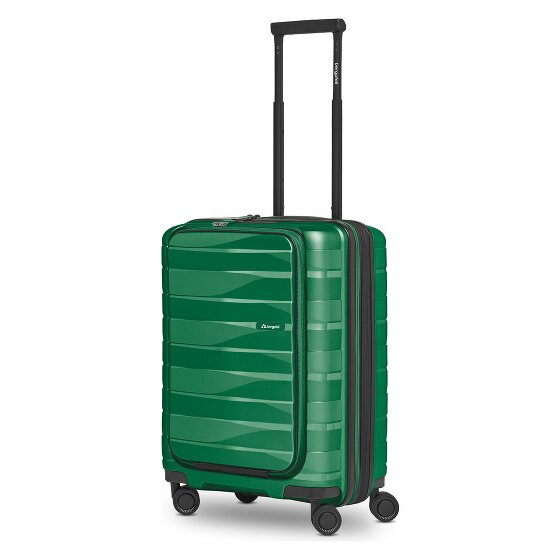 Bergpfeil Travel 4 kółka Walizka kabinowa 55 cm Komora na laptopa z funkcją poszerzenia