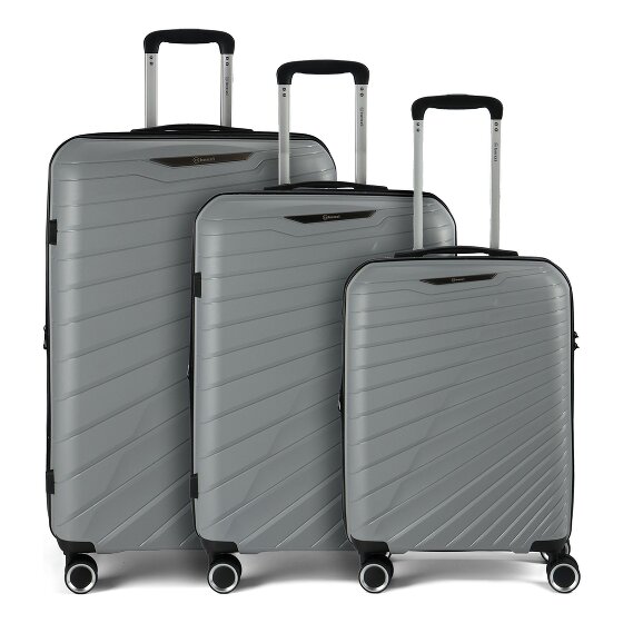 Benzi 5808 4 kółka Zestaw walizek 3-części z plisą rozprężną