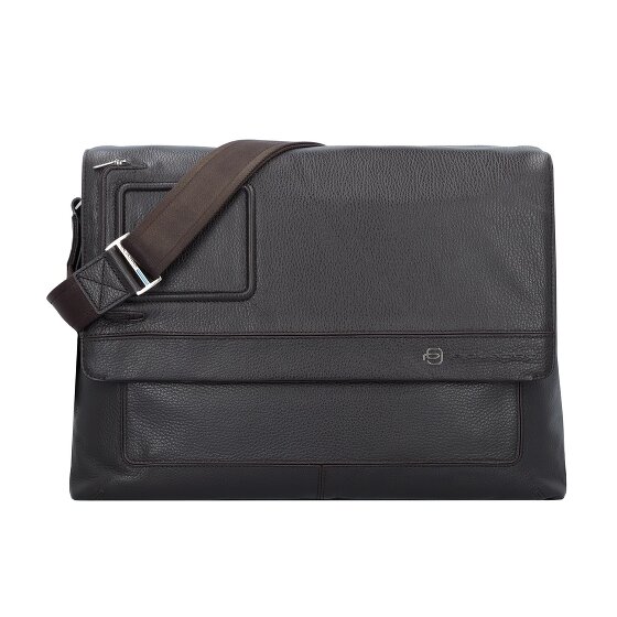 Piquadro Vibe Briefcase Messenger Skórzany 41 cm Komora na laptopa