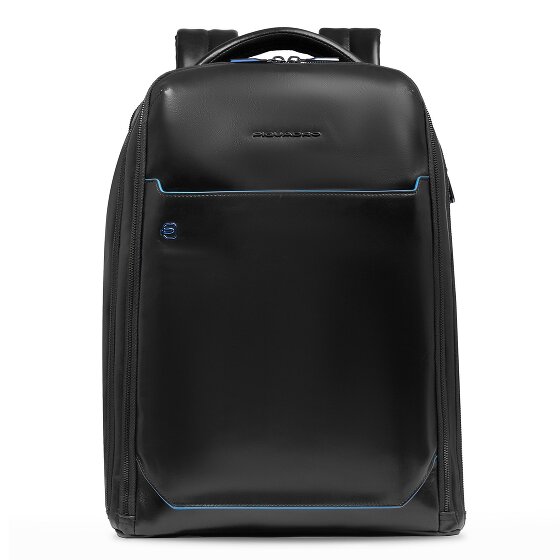 Piquadro Blue Square Plecak Skórzany 42 cm Komora na laptopa