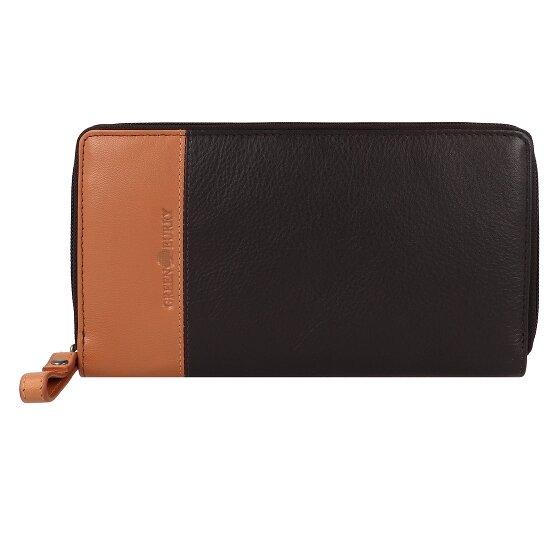Greenburry Nappa Portfel Ochrona RFID Skórzany 19.5 cm