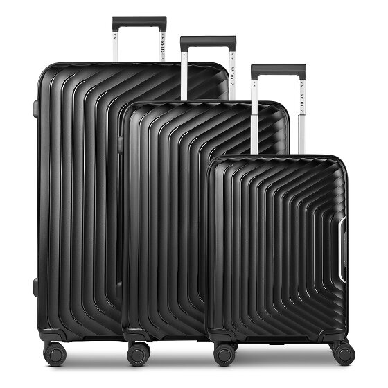 Redolz Essentials 01 4 kółka Zestaw walizek 3-części z funkcją poszerzenia