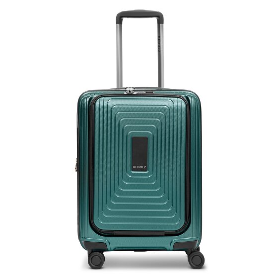 Redolz Essentials 14 4 kółka Walizka kabinowy S 55 cm Komora na laptopa z plisą rozprężną