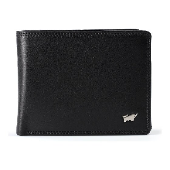 Braun Büffel Golf 3.0 Portfel Ochrona RFID Skórzany 12 cm