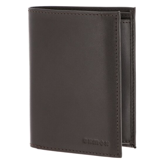 oxmox Leather Portfel Ochrona RFID Skóra 10 cm