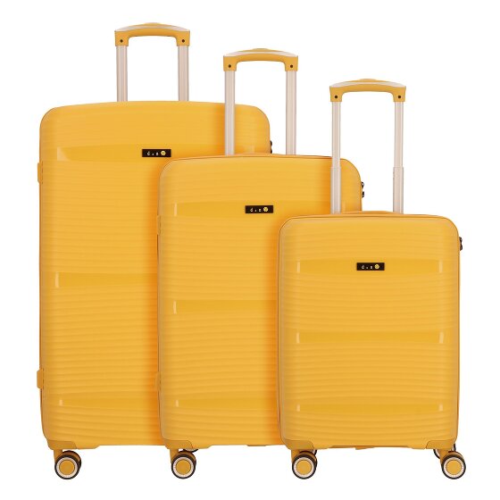 d&n Travel Line 4200 zestaw walizek na 4 kółkach 3 szt.