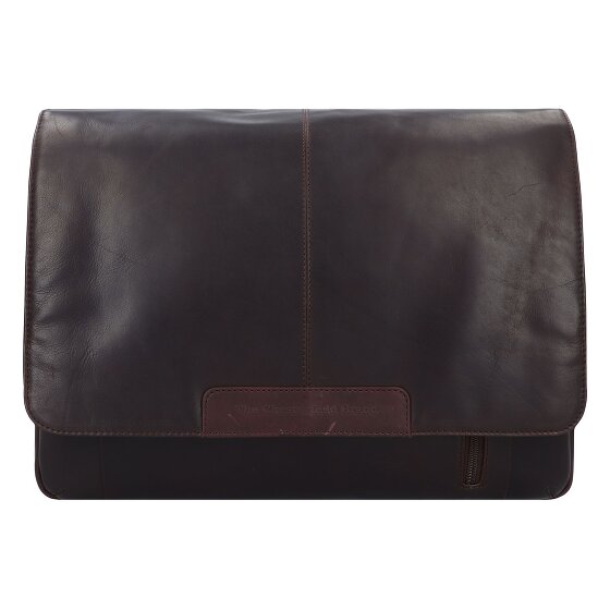 The Chesterfield Brand Wax Pull Up Posłaniec Skórzany 40 cm Komora na laptopa
