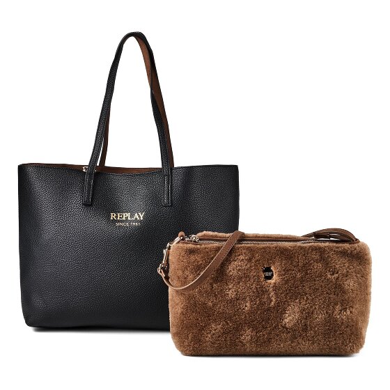 Replay Shopper Bag Skóra 36 cm