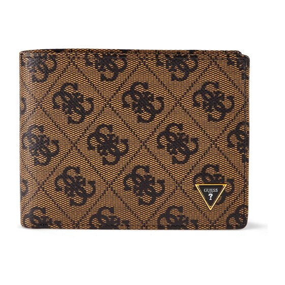 Guess Mito Portfel Ochrona RFID Skórzany 12 cm