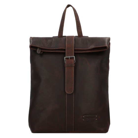 Jack Kinsky Porto Plecak Skórzany 37 cm Komora na laptopa